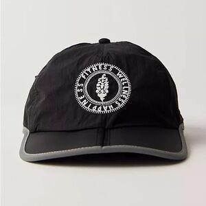 NWT FREE PEOPLE Embroidered Black Cap